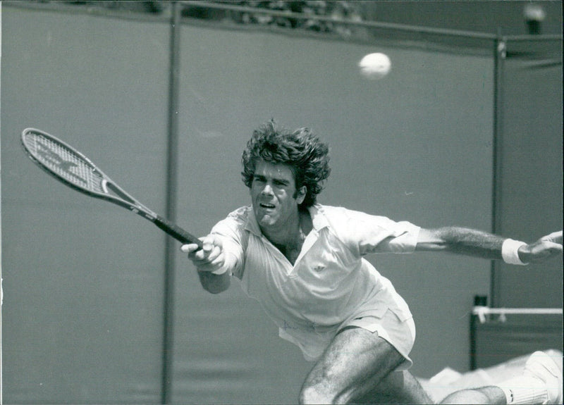 U.S. Tennis Player Tim Mayotte - Vintage Photograph