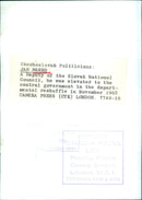 JAN MARKO, Czechoslovak Politician - Vintage Photograph