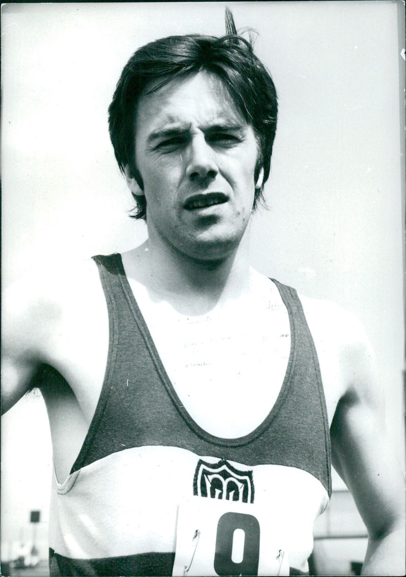 British Athlete Ian Matthews - Vintage Photograph