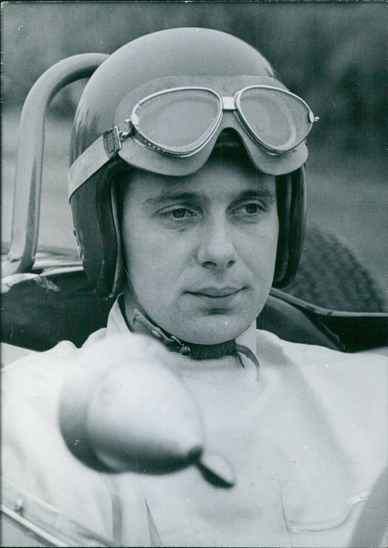 British Racing Drivers: JOHN MASTIN - Vintage Photograph