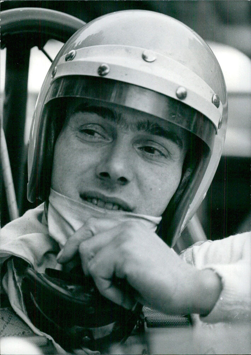 British Racing Driver David Morgan - Vintage Photograph