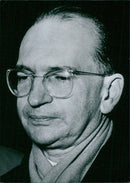 Edgar Faure - Prime Minister of France - Vintage Photograph