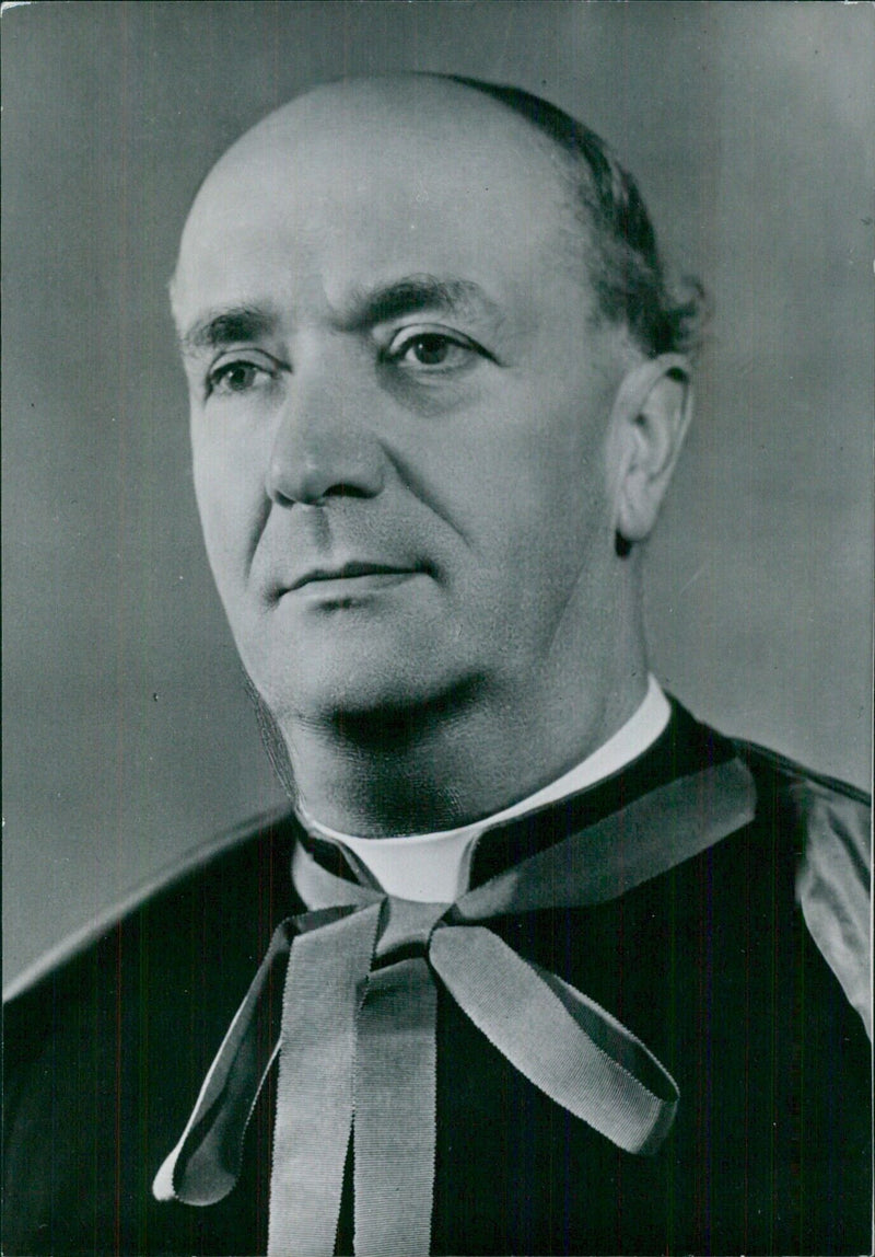 OT Appointed Cardinals in 1953 Consistory at Rome; CARDINAL OTTAVIANI Assessor of the Sacred Congregation of the Holy Office. - Vintage Photograph