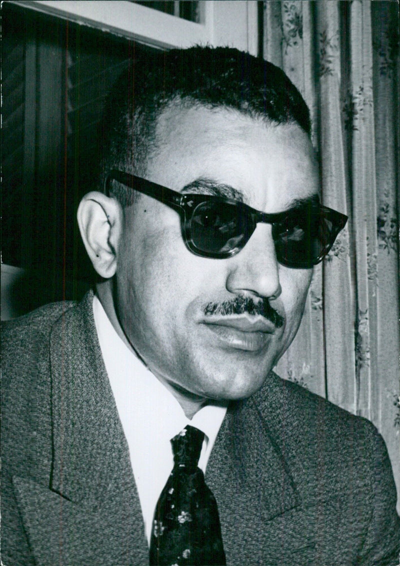 Libyan Politicians: MOHAMMAD BEN OTHMAN Minister of Health since 1951. - Vintage Photograph