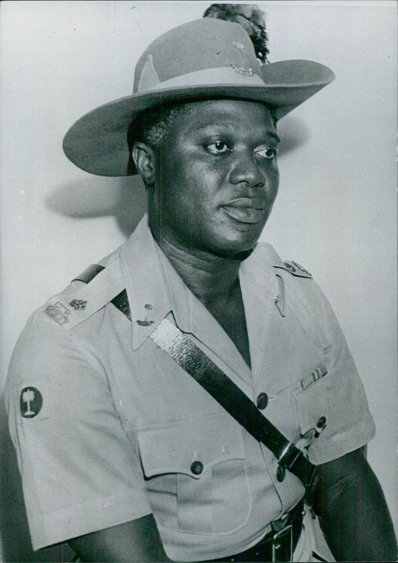 Ghanaian Service Chiefss BRIGADIER S.J.A. OTU - Vintage Photograph