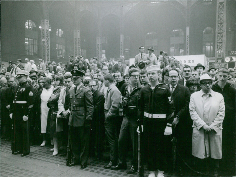 General Mac Arthur's Funeral - Vintage Photograph