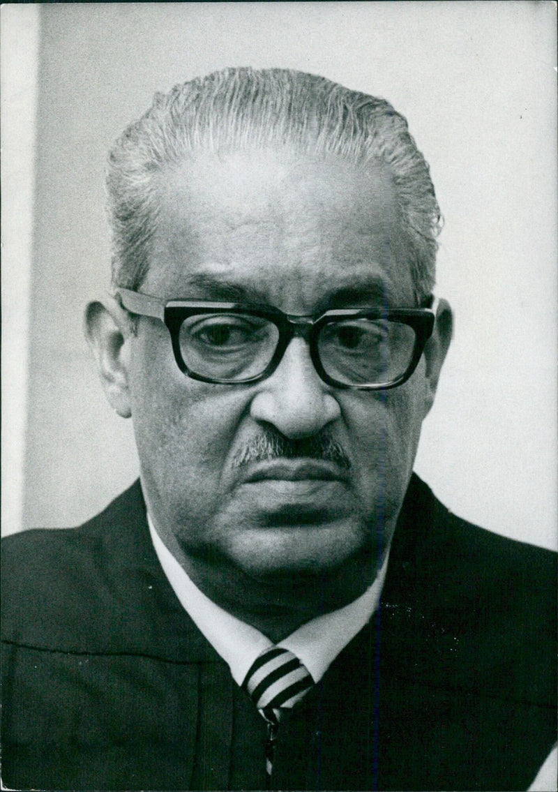 U.S. Supreme Court Justice Thurgood Marshall - Vintage Photograph