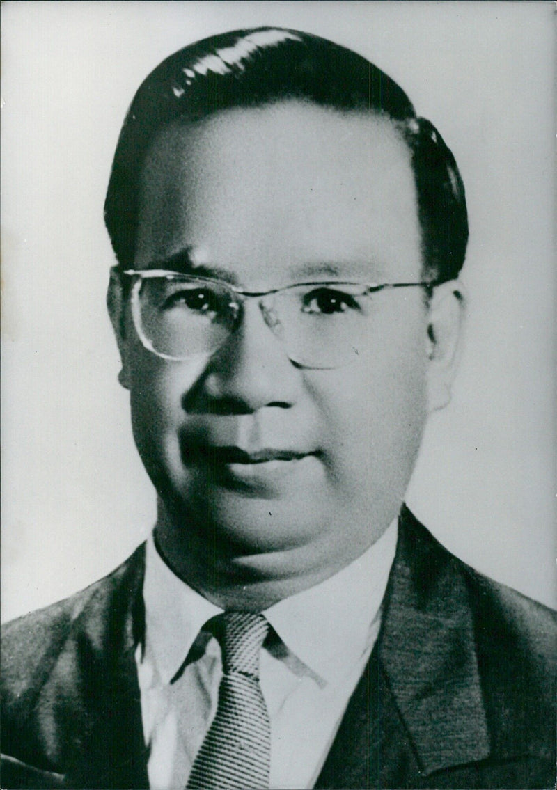 DR. VU VAN MAU, South Vietnamese Politician - Vintage Photograph