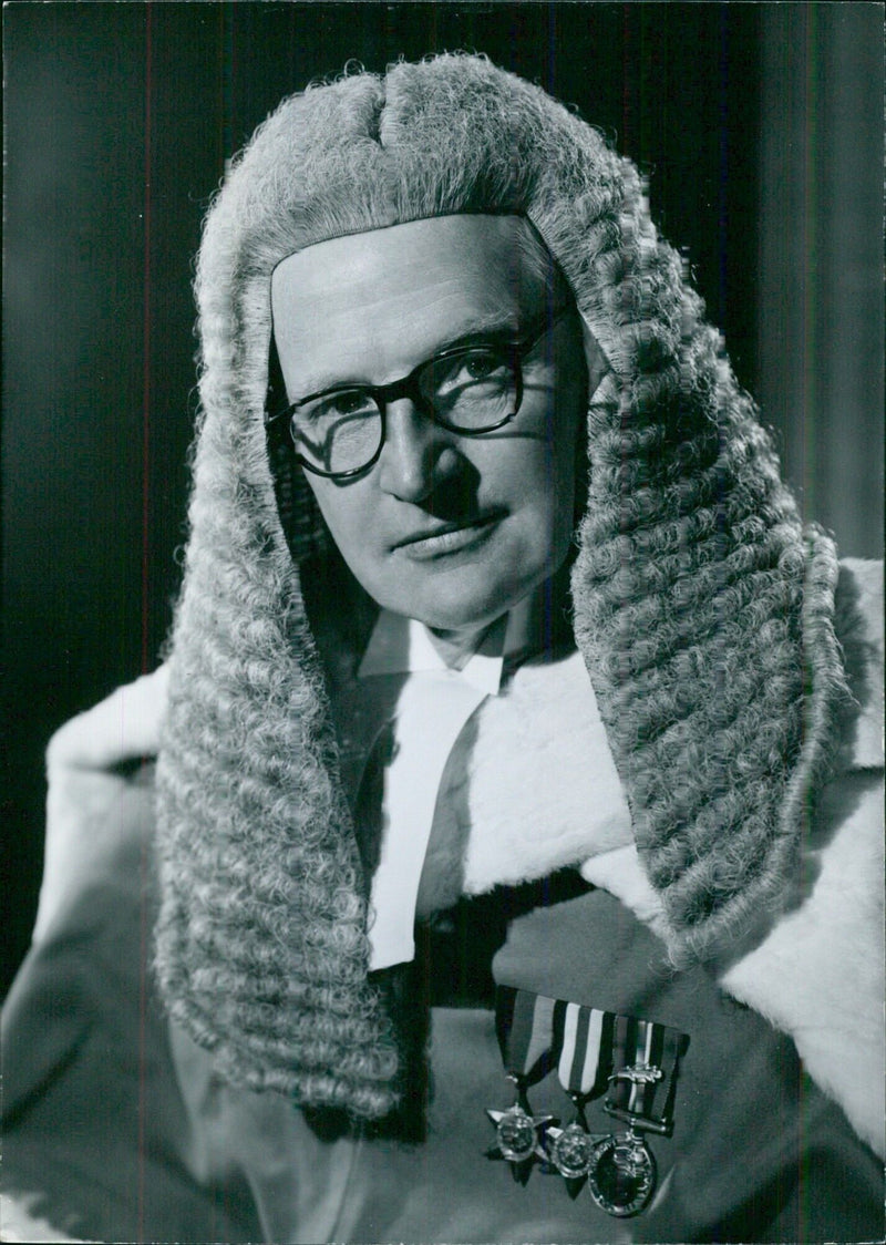 HON. MR. JUSTICE ORMROD - Vintage Photograph