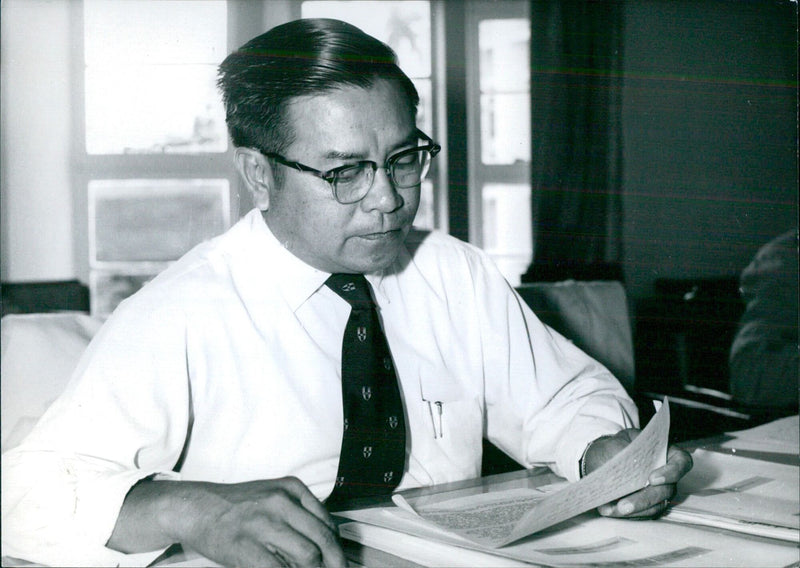 ONG KEE HUI, Chairman of the Sarawak United Peoples Party (SUPP) - Vintage Photograph