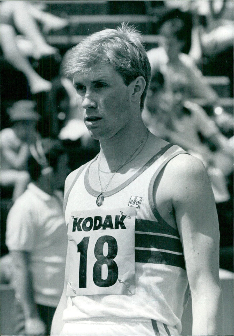 British Athlete Max Robertson - Vintage Photograph