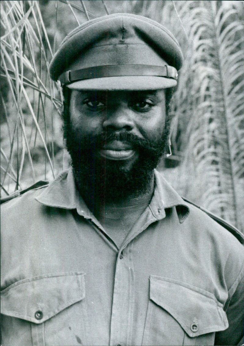 Colonel Timothy Onwvativeco, Biafran Military Leader - Vintage Photograph