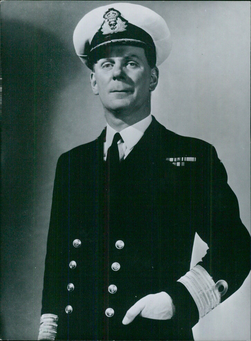 Captain R. A. J. Owen, R.N., Third Naval Member of the New Zealand Naval Board - Vintage Photograph