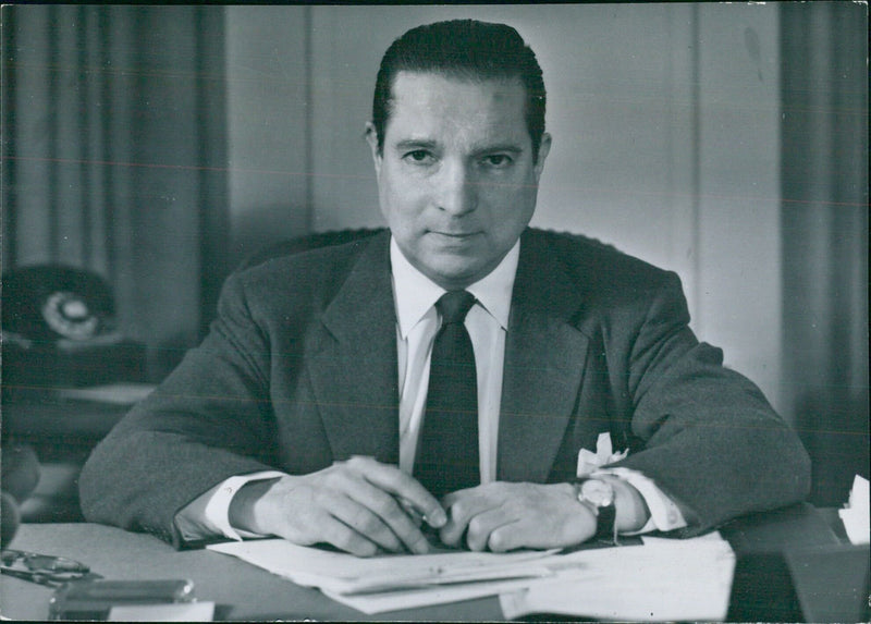 Jose Mora, Secretary-General of the Organisation of American States - Vintage Photograph