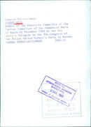 JOSEPH MOTX, Member of the Executive Committee of the Central Committee of the Communist Party of Spain - Vintage Photograph