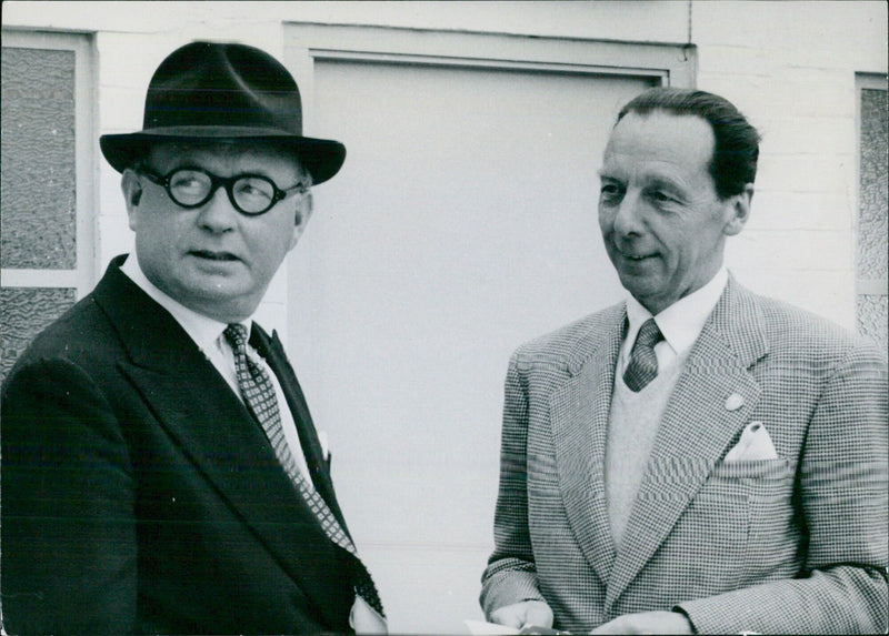 B.A.R.C. Officials: MESSRS. MORGAN & DYER - Vintage Photograph