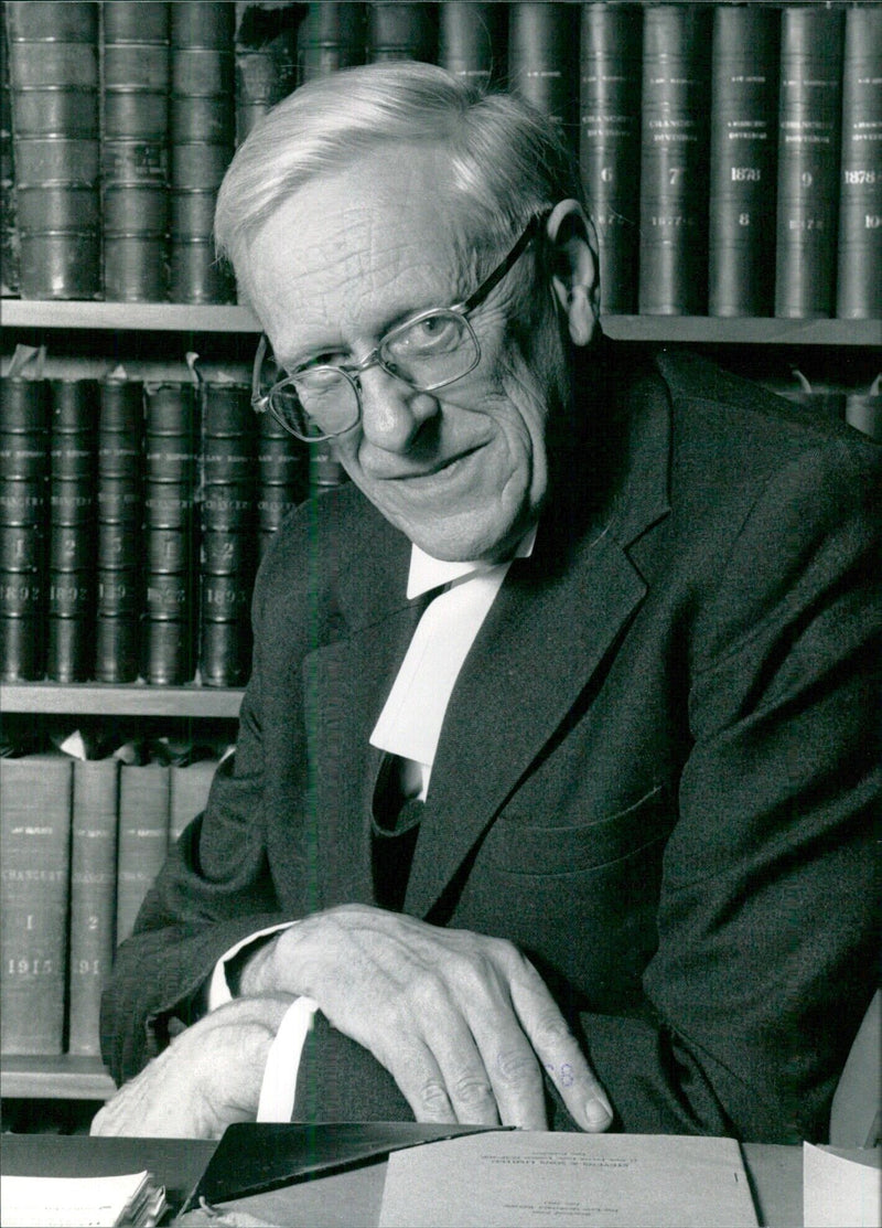 LORD JUSTICE OLIVER OPS Rt. Hon. Lord Justice Oliver (Sir Peter Oliver) - Vintage Photograph