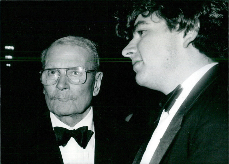 British Actors: LORD OLIVIER AND SON - Vintage Photograph