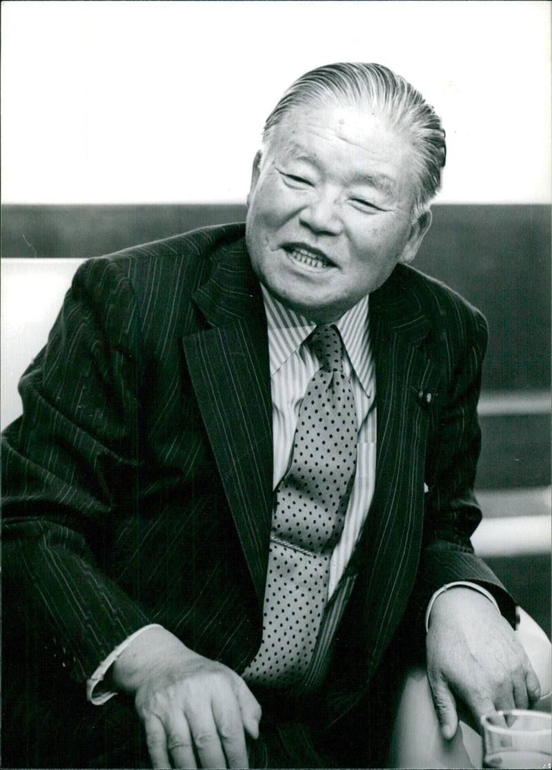 Japanese Politician Masayoshi Ohira - Vintage Photograph