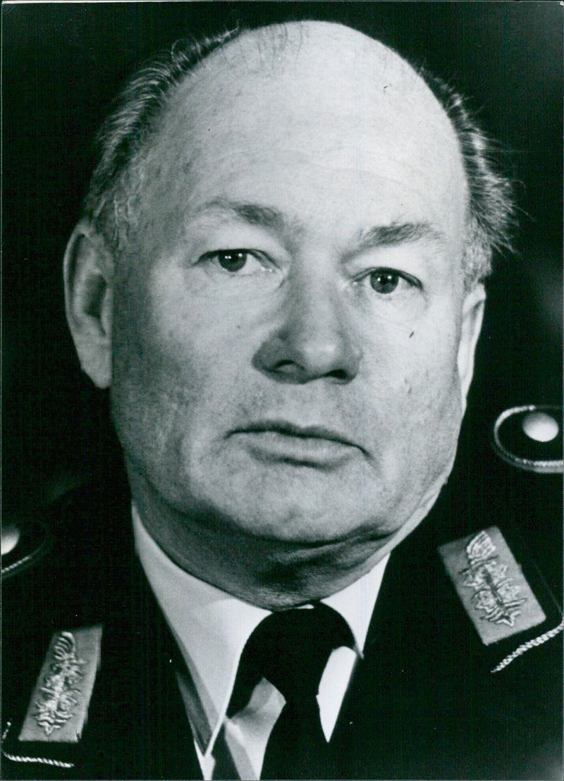 Lieutenant-General Friedrich Obleser, Inspector of the West German Air Force - Vintage Photograph