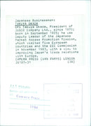 Japanese Businessman Takuya Okada - Vintage Photograph