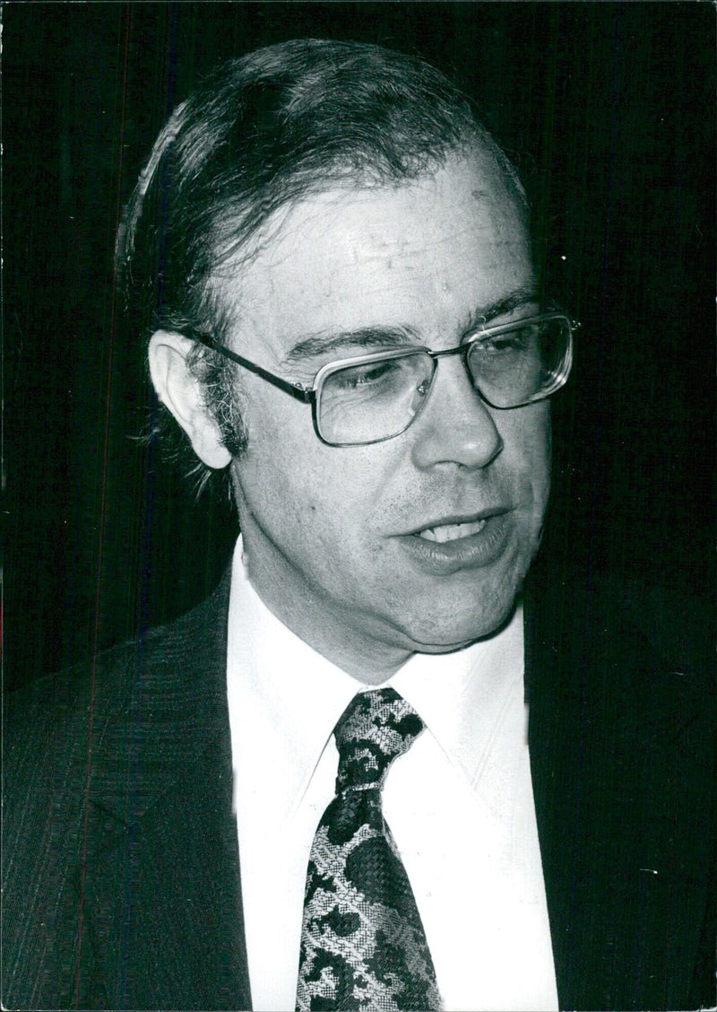 Professor Peter R. Odell, Eminent British economist - Vintage Photograph