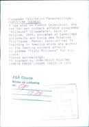 Christine Ockrent, European Television Personality - Vintage Photograph