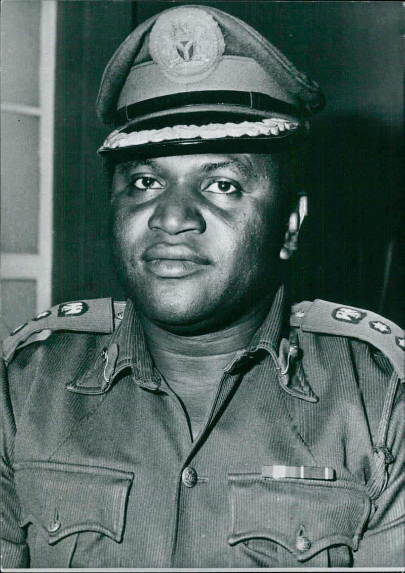 Col. ANTHONY OCHEFU, Nigerian military leader and Governor of East Central State - Vintage Photograph