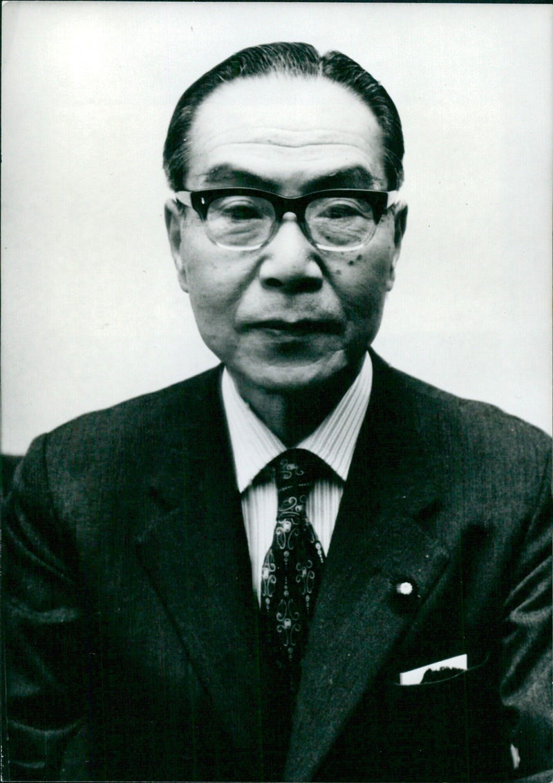 Japanese Politicians: HEIGI OGAWA Minister of Home Affairs - Vintage Photograph