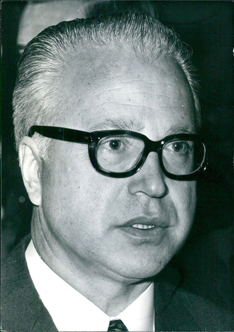 Soviet Diplomat Nikolai M. Lunkov - Vintage Photograph