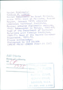 Soviet Diplomat Nikolai M. Lunkov - Vintage Photograph