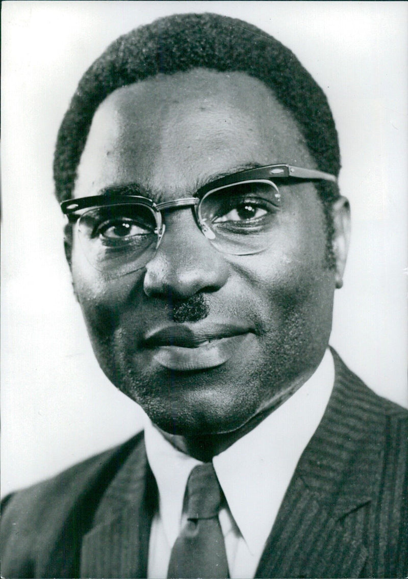 The Hon. Dr. J.S. LUYIMBAZI-ZAKE, Minister of Education in the Uganda Government under Dr. Milton Obota - Vintage Photograph