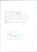 West German Service Chiefs: ADMIRAL GUNTER LUTHER - Vintage Photograph