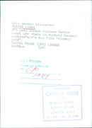 West German actress Monika Lundi stars in the film "Kinder-gold" - Vintage Photograph