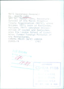 NATO Secretary-General Dr. Joseph Luns - Vintage Photograph