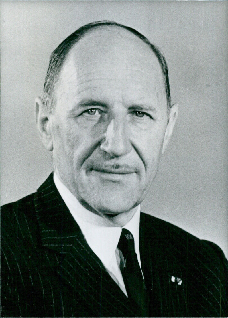 NATO Secretary-General Dr. Joseph Luns - Vintage Photograph