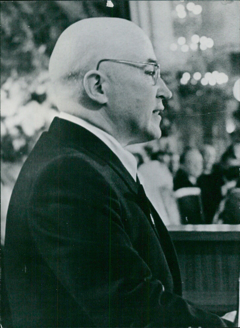 Academician I.G. Petrovsky, Rector of Moscow University - Vintage Photograph