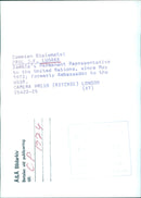 Zambian Diplomats: PAUL J.F. LUSAKA - Vintage Photograph