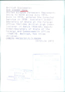 British Diplomat Sir Edward Peck - Vintage Photograph