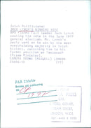 Jack Lynch casting his vote in the June 1977 general election - Vintage Photograph