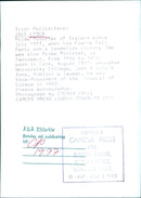 JACK LYNCH, Prime Minister of Ireland - Vintage Photograph