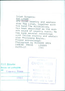 Irish Singers: RAY LYNAM OPS - Vintage Photograph