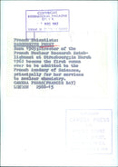 Marguerite Perey, French Scientist - Vintage Photograph