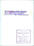 DREW PEARSON, AMERICAN COLULNIST - Vintage Photograph