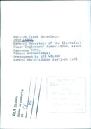 British Trade Unionist John Lyons, General Secretary of the Electrical Power Engineers Association - Vintage Photograph