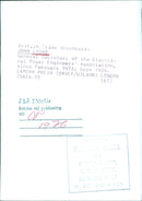 JOHN LYONS, General Secretary of the Electrical Power Engineers' Association - Vintage Photograph