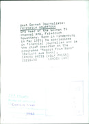 Friedrich Nowottony, Head of the German TV channel ARD - Vintage Photograph