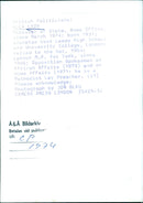 ALEX LYON Minister of State, Home Office - Vintage Photograph