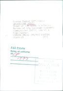 JACQUELINE NONON, Chief of the Women's Affairs Bureau of the European Economic Communities (EEC) - Vintage Photograph