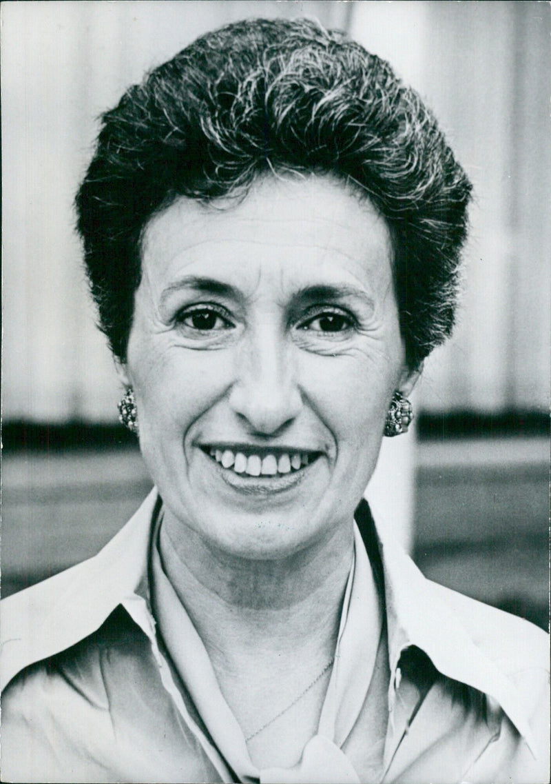 JACQUELINE NONON, Chief of the Women's Affairs Bureau of the European Economic Communities (EEC) - Vintage Photograph